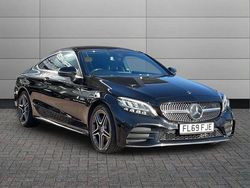 Black Used 2019 Mercedes C300 AMG line Coupe | £17,850 (Good price)