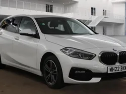 White Used 2022 BMW 118 Sport Line Hatchback | £18,999 (Fair price)