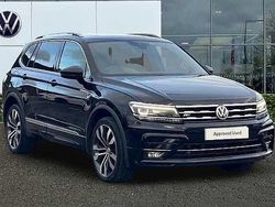 Black Used 2021 VW Tiguan Allspace R-line SUV | £27,295 (Fair price)