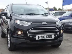 Black Used 2016 Ford Ecosport Zetec SUV | £3,995 (Good price)