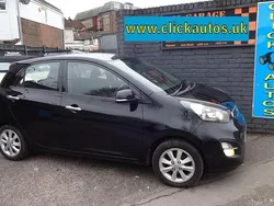 Black Used 2014 Kia Picanto 2 Hatchback | £3,795 (Fair price)