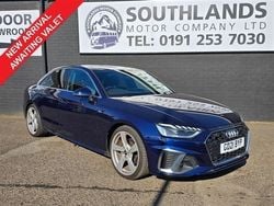 Blue Used 2021 Audi A4 S-Line Sedan | £20,794 (Fair price)