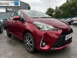 Red Used 2019 Toyota Yaris Hatchback | £10,990 (Fair price)