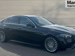 Black Used 2024 Mercedes C220 AMG Line Premium Sedan | £36,993 (A bit pricey)