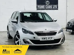Silver Used 2015 Peugeot 308 Allure Hatchback | £5,500 (Fair price)