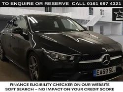 Black Used 2019 Mercedes CLA220 AMG line Sedan | £20,970 (Fair price)