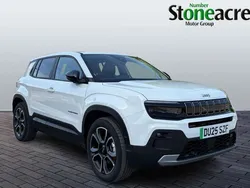 White New 2025 Jeep Avenger EV Altitude SUV | £30,000 (A bit pricey)