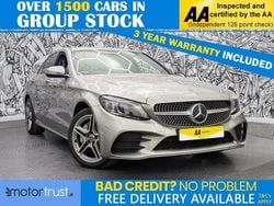 Silver Used 2019 Mercedes C300 AMG Line Premium Sedan | £18,195 (Fair price)
