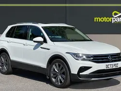 White Used 2024 VW Tiguan Elegance SUV | £31,000 (Fair price)