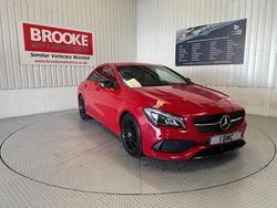 Red Used 2018 Mercedes CLA200 AMG line Sedan | £15,490 (Fair price)
