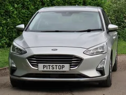 Silver metallic Used 2019 Ford Focus Titanium Hatchback | £12,800 (Fair price)