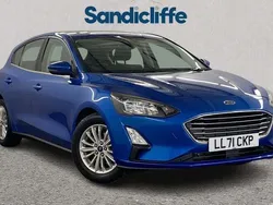 Blue Used 2021 Ford Focus Titanium Hatchback | £12,595 (Good price)