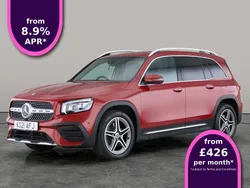 Red Used 2021 Mercedes GLB220 AMG line SUV | £27,928 (Fair price)