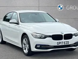 White Used 2017 BMW 320 Sport Line Sedan | £12,875 (Fair price)