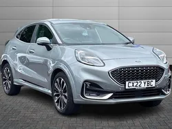 Solar silver Used 2022 Ford Puma ST-Line Hatchback | £18,250 (Fair price)