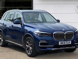 Blue Used 2021 BMW X5 xLine SUV | £34,000 (Fair price)