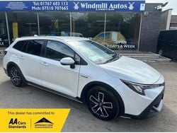 White Used 2021 Toyota Corolla Estate | £15,450 (A bit pricey)