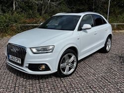White Used 2013 Audi Q3 S-Line SUV | £10,590 (Fair price)