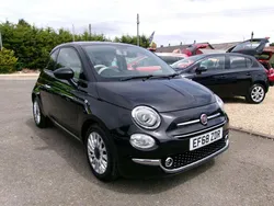 Black Used 2019 Fiat 500 Lounge Hatchback | £7,499 (Fair price)