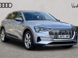 Silver Used 2020 Audi e-tron Advanced SUV | £18,092 (Good price)
