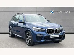 Blue Used 2021 BMW X5 M Sport SUV | £45,350 (Fair price)
