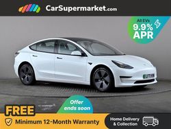 White Used 2021 Tesla Model 3 Long Range AWD Sedan | £20,997 (Fair price)