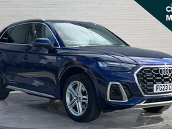 Blue Used 2023 Audi Q5 S-Line SUV | £34,943 (Fair price)