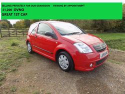 Red Used 2009 Citroën C2 VTR Sport Hatchback | £1,200