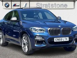 Blue Used 2018 BMW X4 M Sport SUV | £30,999 (Fair price)