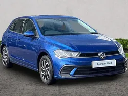 Blue Used 2022 VW Polo Life Hatchback | £16,995 (Fair price)