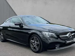 Black Used 2022 Mercedes C200 AMG line Coupe | £26,086 (A bit pricey)