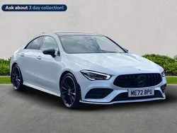 White Used 2022 Mercedes CLA180 AMG Line Premium Plus Sedan | £29,507 (Expensive)