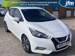 Ice white Used 2019 Nissan Micra Acenta Hatchback | £7,995 (Fair price)