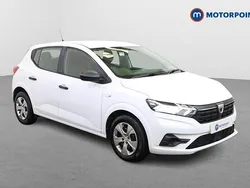 White Used 2022 Dacia Sandero Essentiel Hatchback | £9,099 (Fair price)