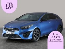Blue Used 2022 Kia ProCeed GT-Line Hatchback | £12,821 (Fair price)