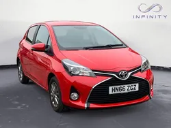 Red Used 2016 Toyota Yaris Multidrive S Hatchback | £10,949 (Fair price)