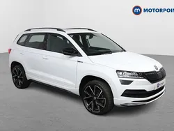 White Used 2021 Skoda Karoq SportLine SUV | £23,349 (Fair price)