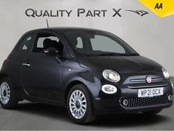 Black Used 2021 Fiat 500 Lounge Hatchback | £7,480 (Good price)