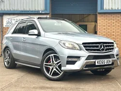 Silver Used 2015 Mercedes ML350 AMG line SUV | £16,995 (Fair price)