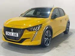 Yellow Used 2022 Peugeot 208 Premium Hatchback | £13,999 (Fair price)