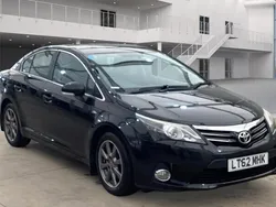 Black Used 2012 Toyota Avensis T4 Sedan | £5,790 (Fair price)