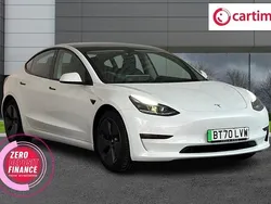 White Used 2020 Tesla Model 3 Standard Range Plus Sedan | £16,750 (Good price)