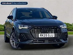 Grey Used 2025 Audi Q3 Black Edition SUV | £37,088 (Fair price)