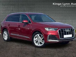 Red Used 2020 Audi Q7 S-Line SUV | £34,329 (Good price)