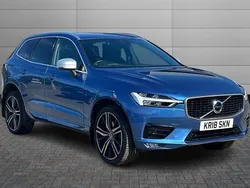 Bursting blue Used 2018 Volvo XC60 R-Design Pro SUV | £23,795 (Fair price)