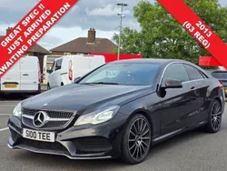 Black Used 2013 Mercedes E220 AMG Coupe | £7,490 (Fair price)