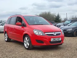Red Used 2012 Vauxhall Zafira MPV | £2,495 (Fair price)