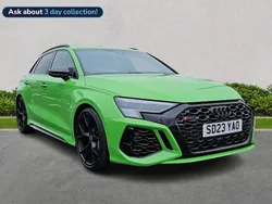 Green Used 2023 Audi RS3 Advanced Hatchback | £53,601 (Fair price)