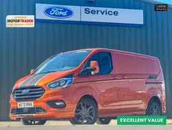 Orange Used 2022 Ford Transit Custom Sport Van | £28,449 (Fair price)
