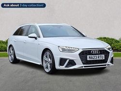 White Used 2023 Audi A4 S-Line Estate | £23,589 (Good price)